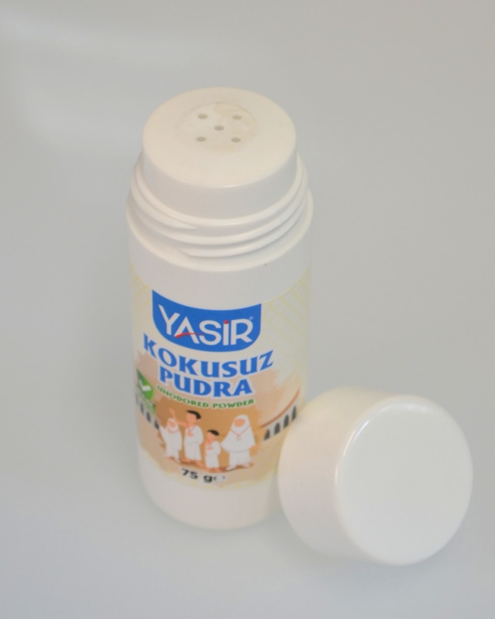 Umre ve Hac İçin Kokusuz Pudra – 75 gr, İhrama Uygun, Cilt Dostu ve Tahriş Önleyici
