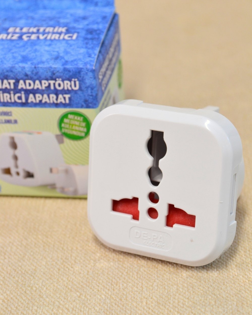 Mekke – Medine Uyumlu Priz Dönüştürücü Aparat | Yurt Dışı Uyumlu Adaptör | Hac ve Umre İçin Pratik Çözüm