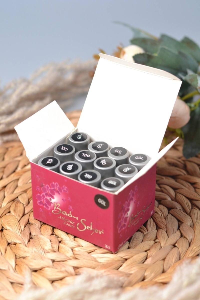 12’li Alkolsüz Fresh Esans Seti – 3 cc’lik Özel Şişelerde (GÜL)