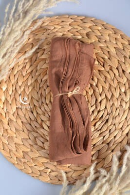 Bambu Kraş Şal Kahverengi