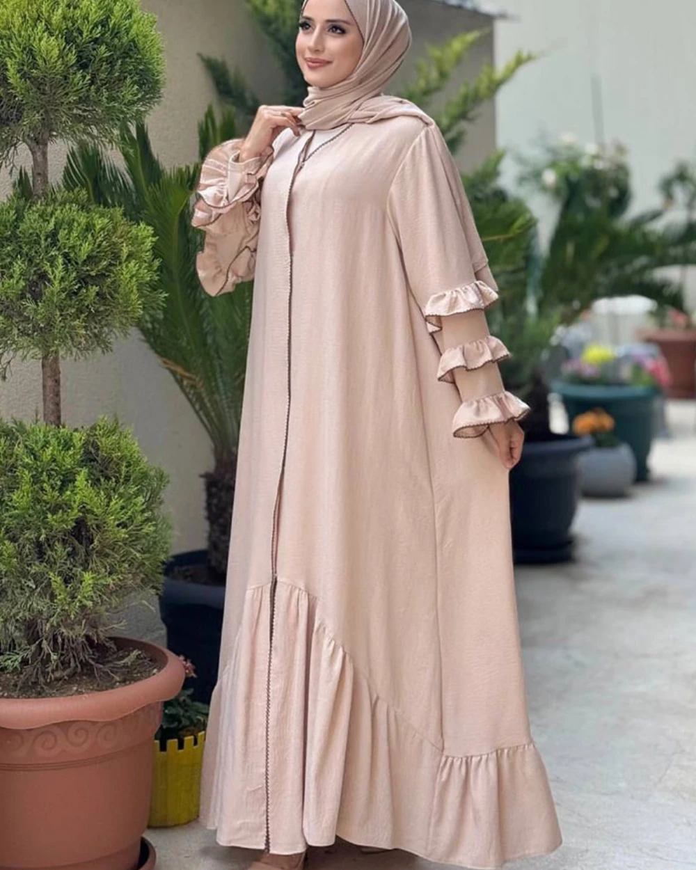 Şal ve Ferace İkili Takım – Pamuklu Aerobin Kumaş