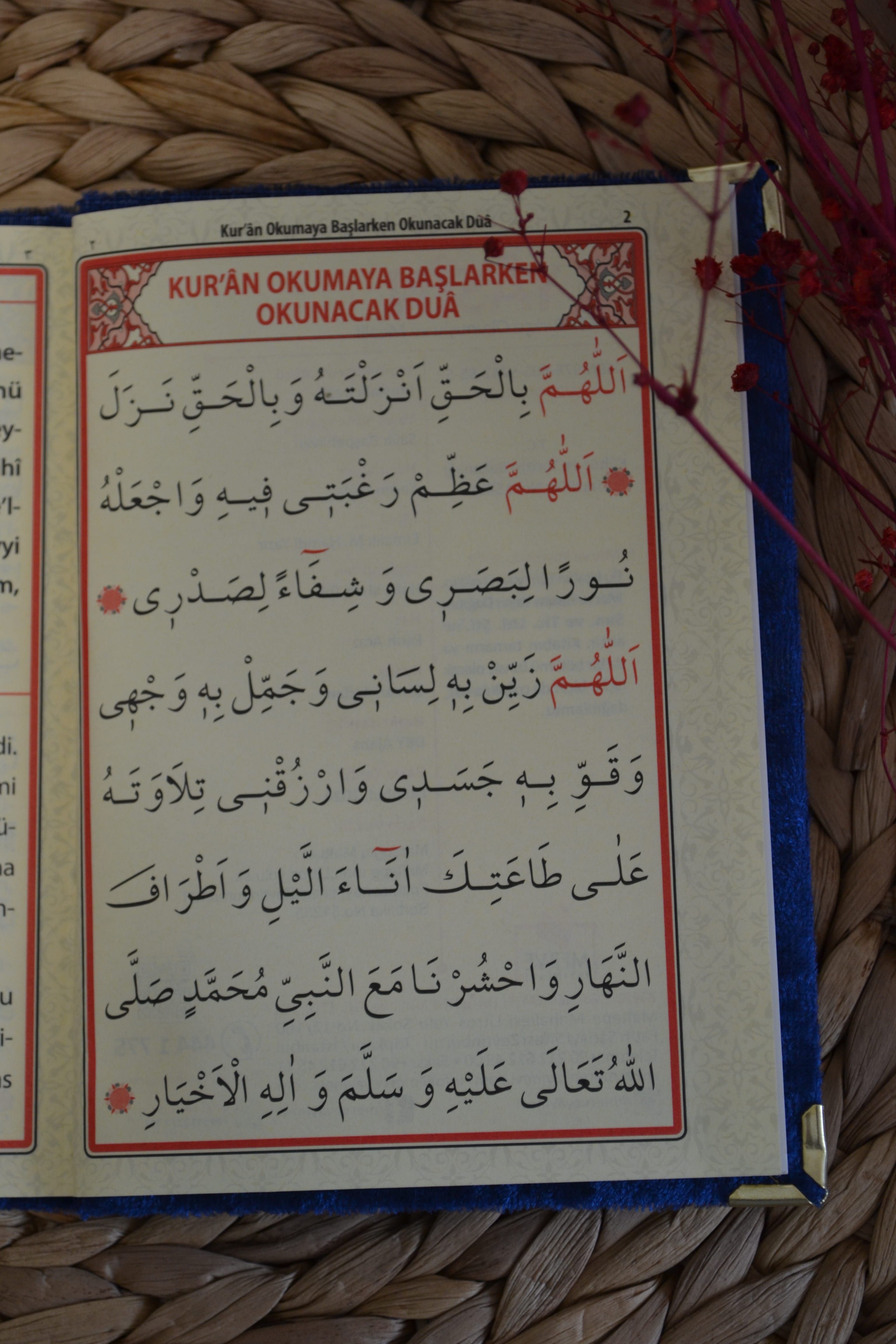 Kutulu 128 Sayfa Kadife Yasin ve İnci Tesbih Seti Lacivert 5 Adet