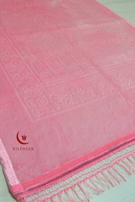 Peluş Seccade Pembe - 80x120 cm - Ekstra Konforlu - Yumuşak ve Geniş Ölçülü