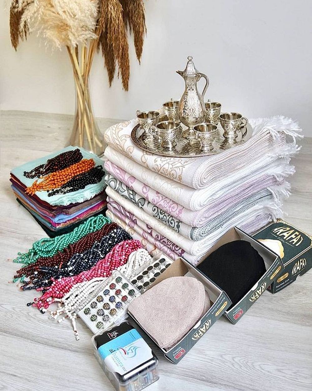 Hac ve Umre Hediyelik Ekonomik Seccade Set 50 Kişilik