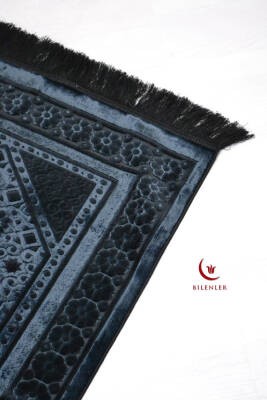 Hediyelik-Çeyizlik Lüks Kadife Seccade Siyah