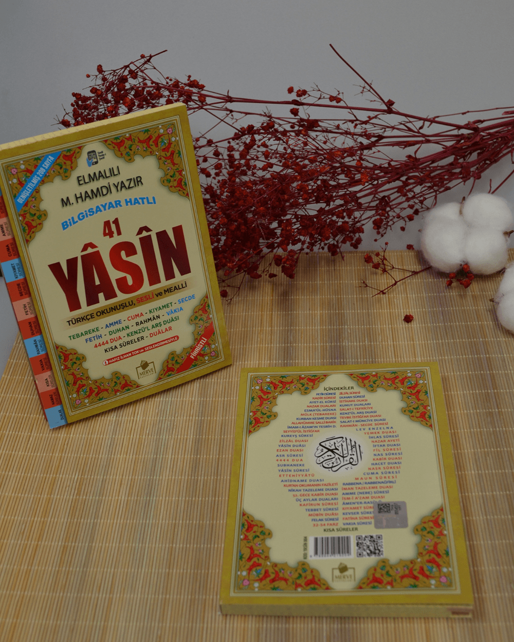 Bilgisayar Hatlı Türkçe Okunuşlu Sesli ve Mealli 41 Yasin Dua Kitabı Rahle Boy 192 Sayfa