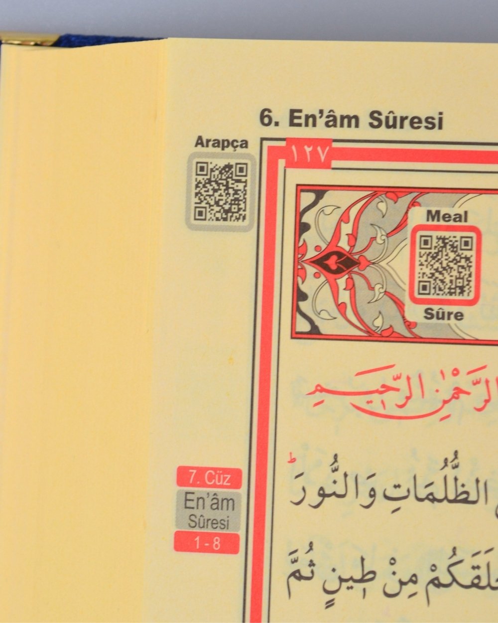 Pleksi Süslemeli Yasinli Kuran-ı Kerim Seti Lacivert