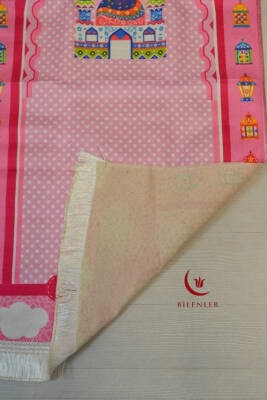 Kızımın Seccadesi – Çantalı Kız Çocuk Seccadesi(Pembe)