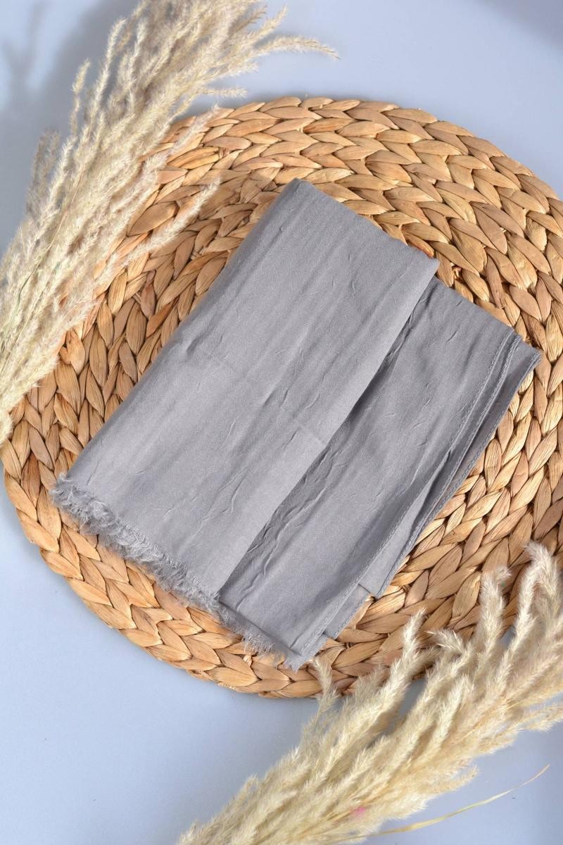 Bambu Kraş Şal Gri