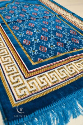 Kadife Seccade Açık Mavi- 70x110 cm -– Ekonomik;Hafif ve Kullanışlı