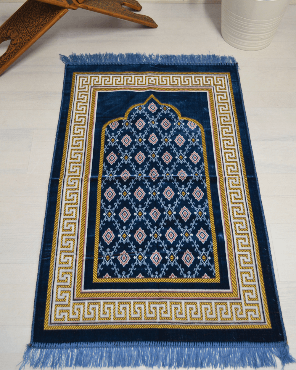 Kadife Seccade Koyu Mavi - 70x110 cm -– Ekonomik;Hafif ve Kullanışlı