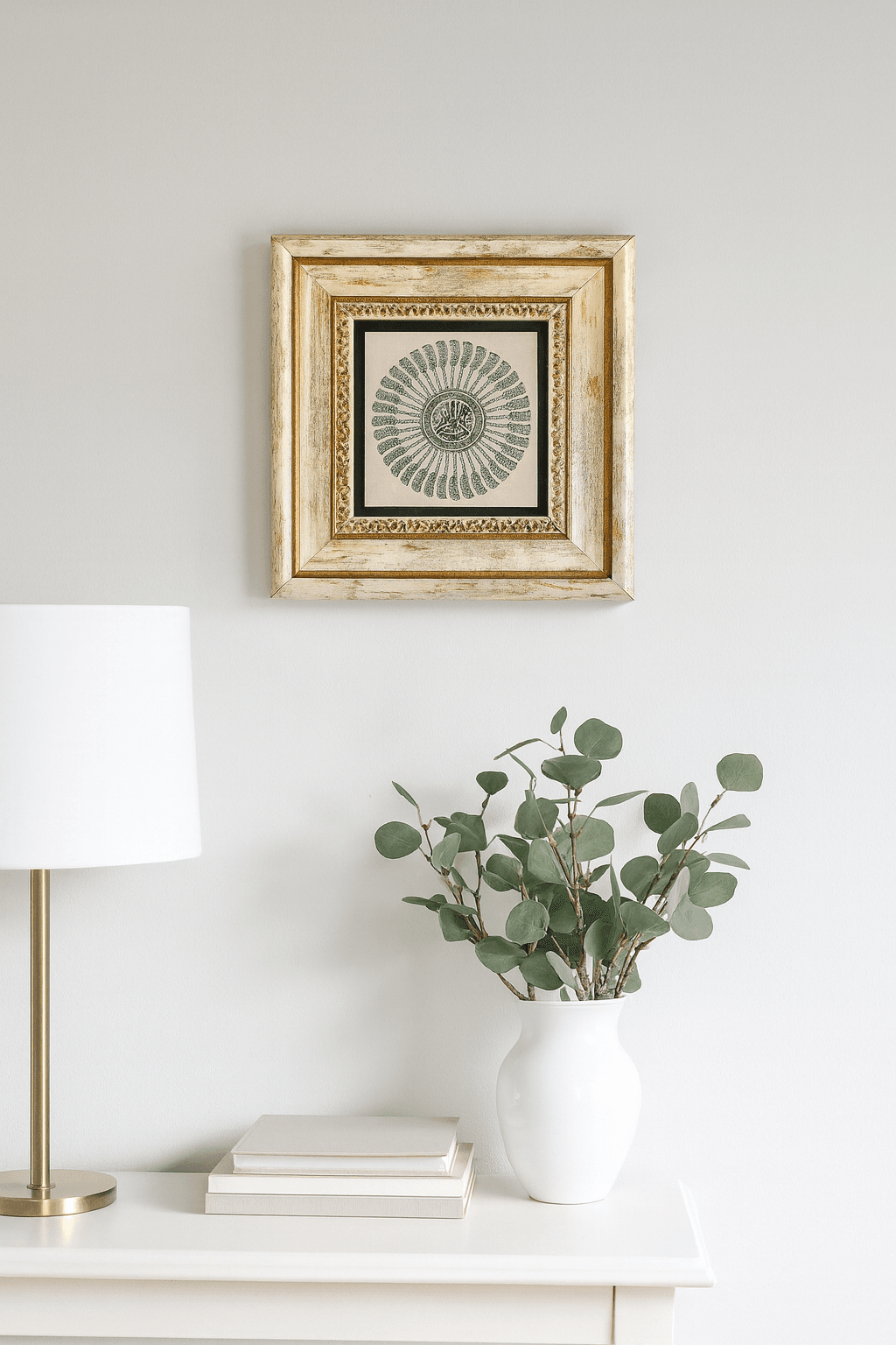 Doğal Taş Üzerine 37 Besmele Yazılı Şık Tablo – 20x20 cm Dekoratif İslami Hediyelik