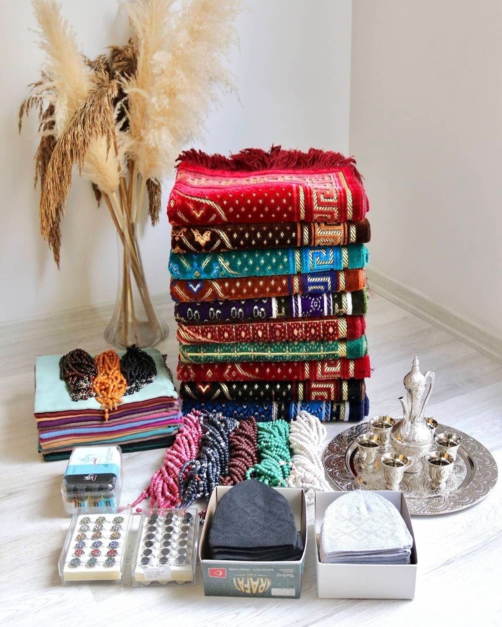 Hac ve Umre Hediyelik Seti 20 Kişilik Kadife Model-2