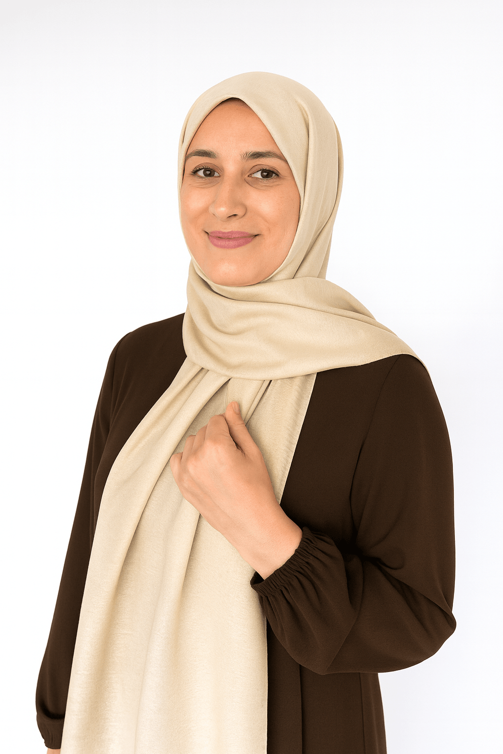 Pamuklu (Cotton) Şal - Krem