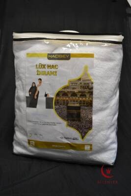 Lüks Hac İhramı - %100 Pamuk; Yüksek Emicilik; 2 Parça