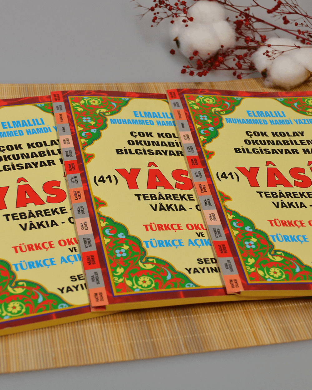 Çok Kolay Okunabilen Bilgisayar Hatlı 41 Yasin Dua Kitabı Orta Boy