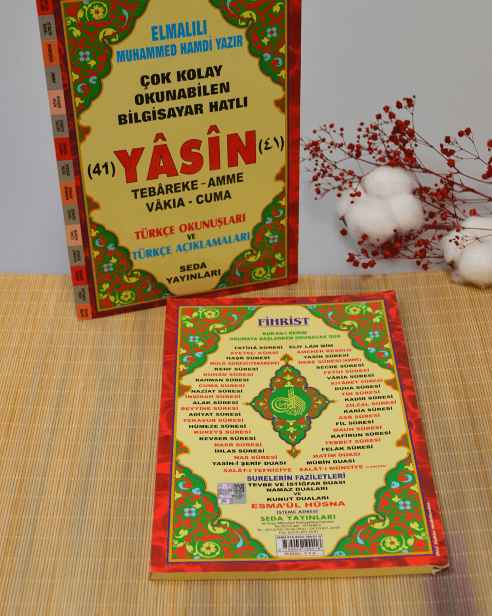 Çok Kolay Okunabilen Bilgisayar Hatlı 41 Yasin Dua Kitabı Orta Boy
