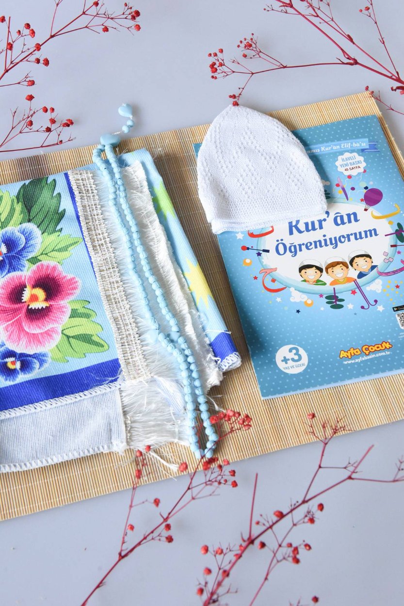 Erkek Çocuk İbadet Seti 4 Parça