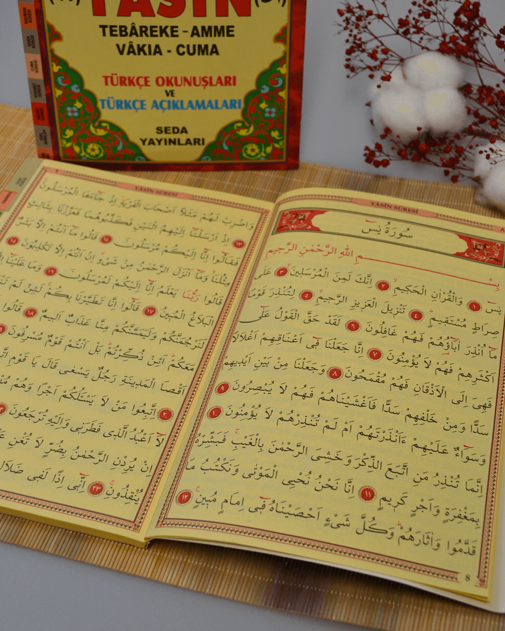Çok Kolay Okunabilen Bilgisayar Hatlı 41 Yasin Dua Kitabı Orta Boy