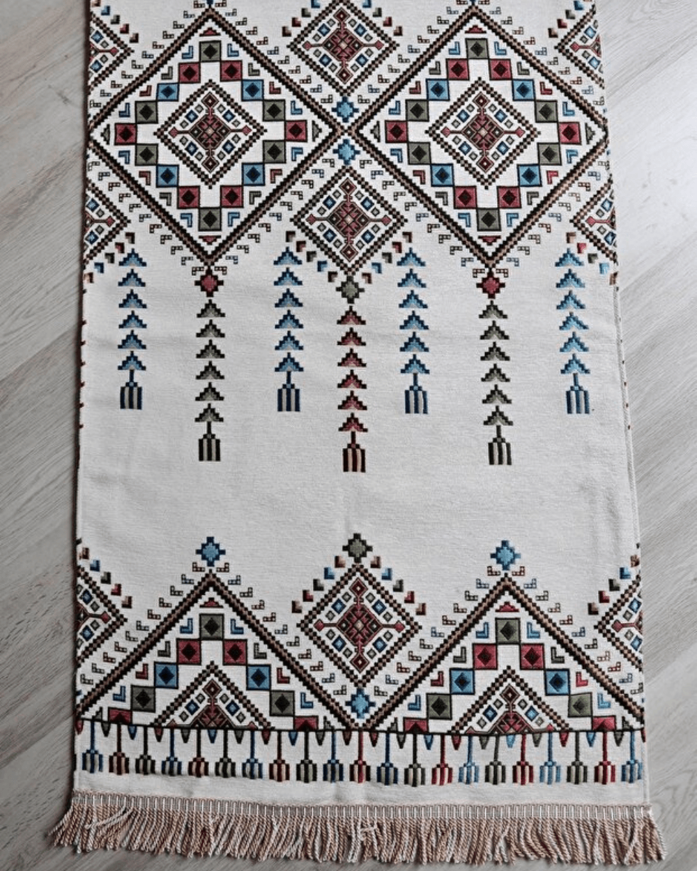 Kilim Desenli Astarlı Hediyelik Çeyizlik Seccade