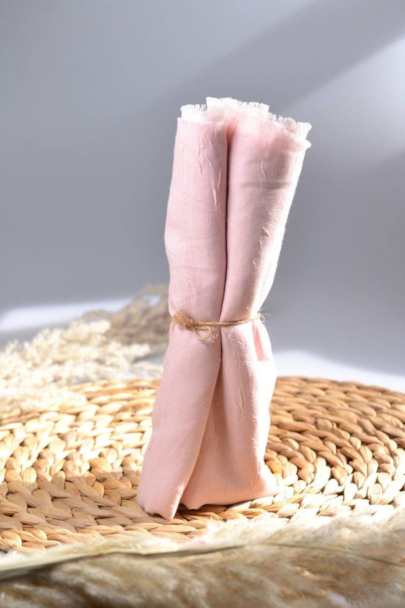 Bambu Kraş Şal Pembe