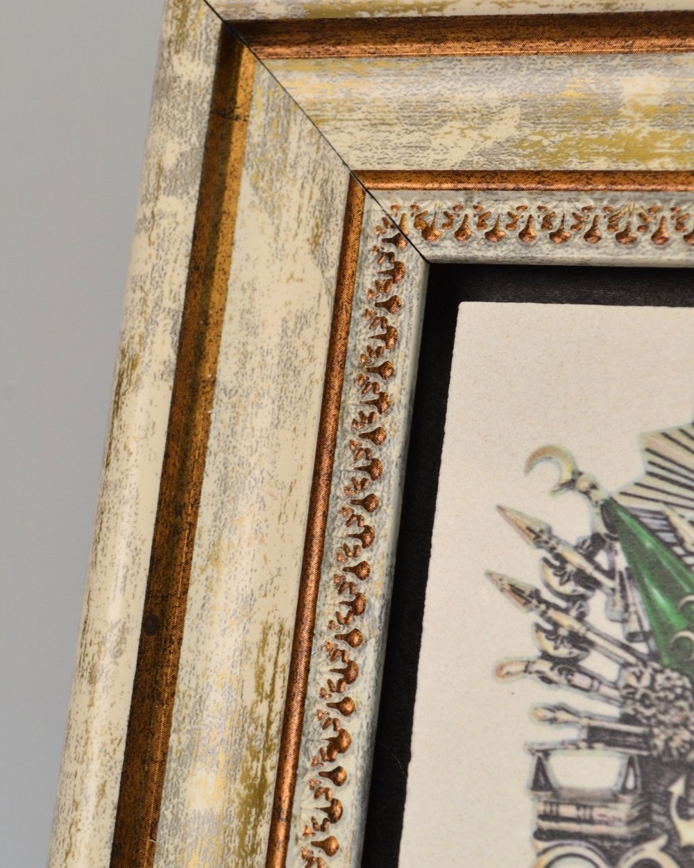 Doğal Taş Üzerine Osmanlı Arması Şık Tablo – 20x20 cm Dekoratif İslami Hediyelik