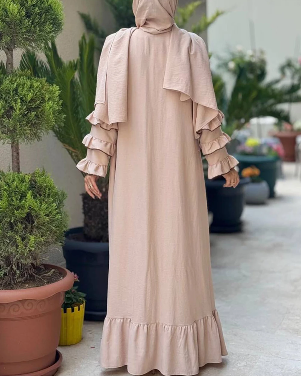 Şal ve Ferace İkili Takım – Pamuklu Aerobin Kumaş