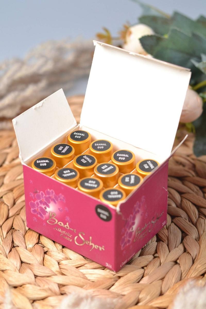 12’li Alkolsüz Fresh Esans Seti – 3 cc’lik Özel Şişelerde (DAHNAL OUD)