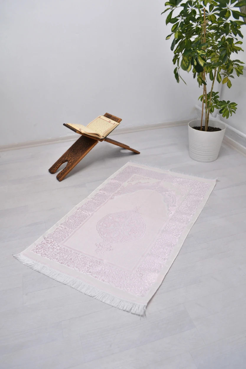 Pamuk Tafta Seccade Pembe