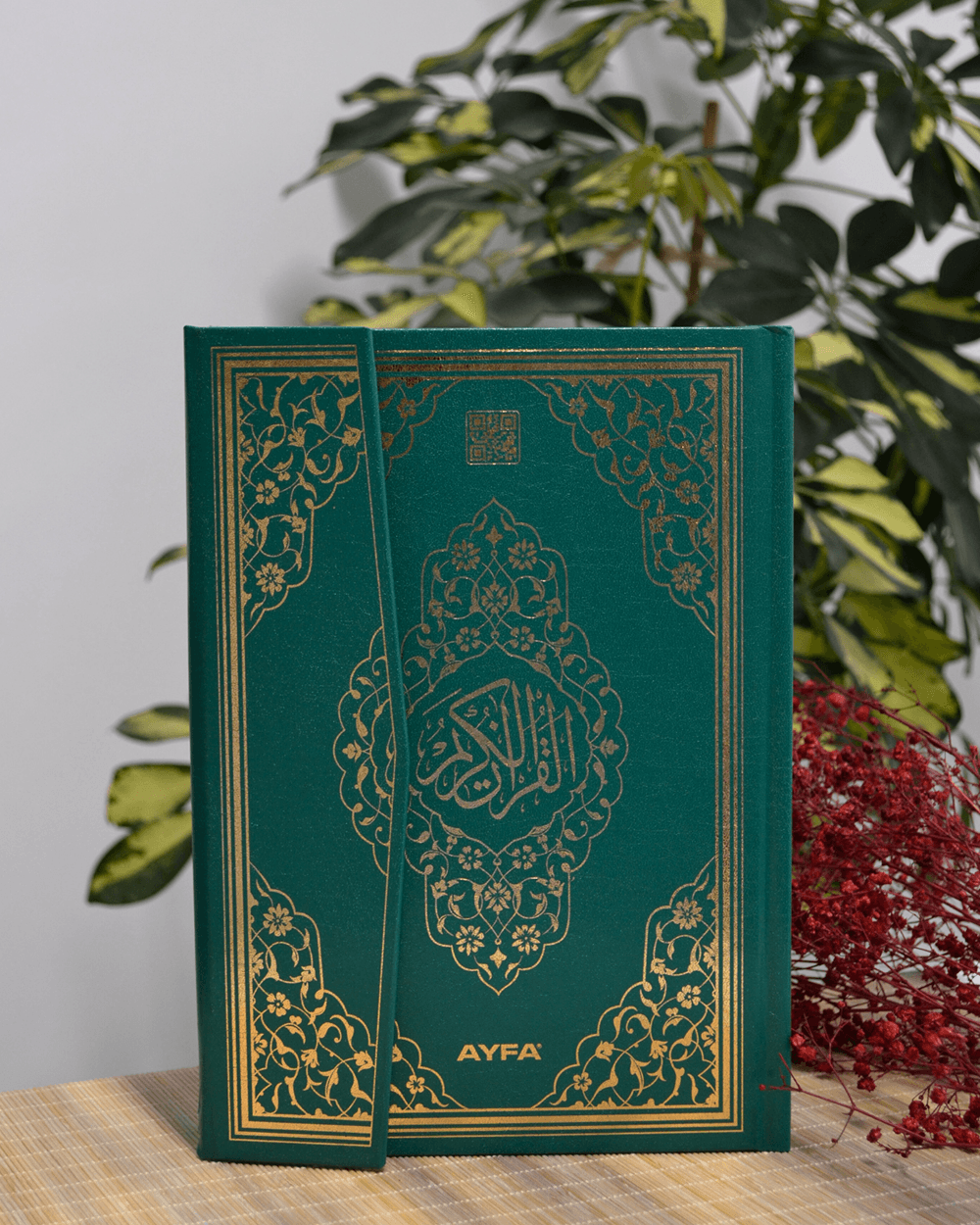 Bilgisayar Hatlı Mühürlü Kur'an-ı Kerim Cami Boy Yeşil