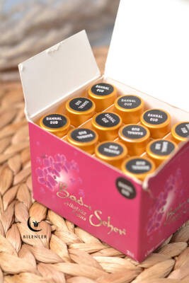 12’li Alkolsüz Fresh Esans Seti – 3 cc’lik Özel Şişelerde (DAHNAL OUD)