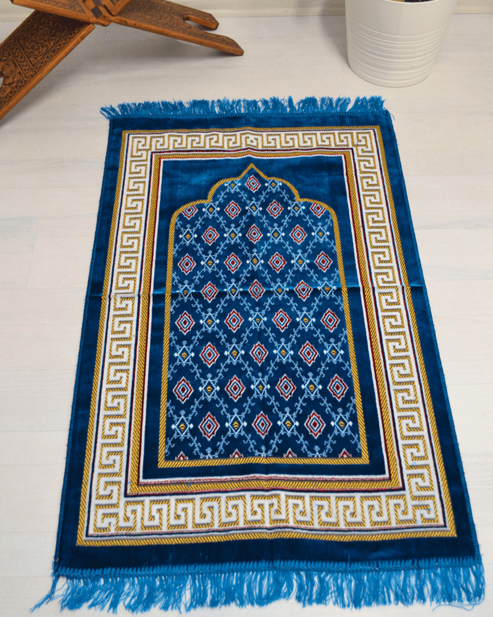 Kadife Seccade Açık Mavi- 70x110 cm -– Ekonomik;Hafif ve Kullanışlı