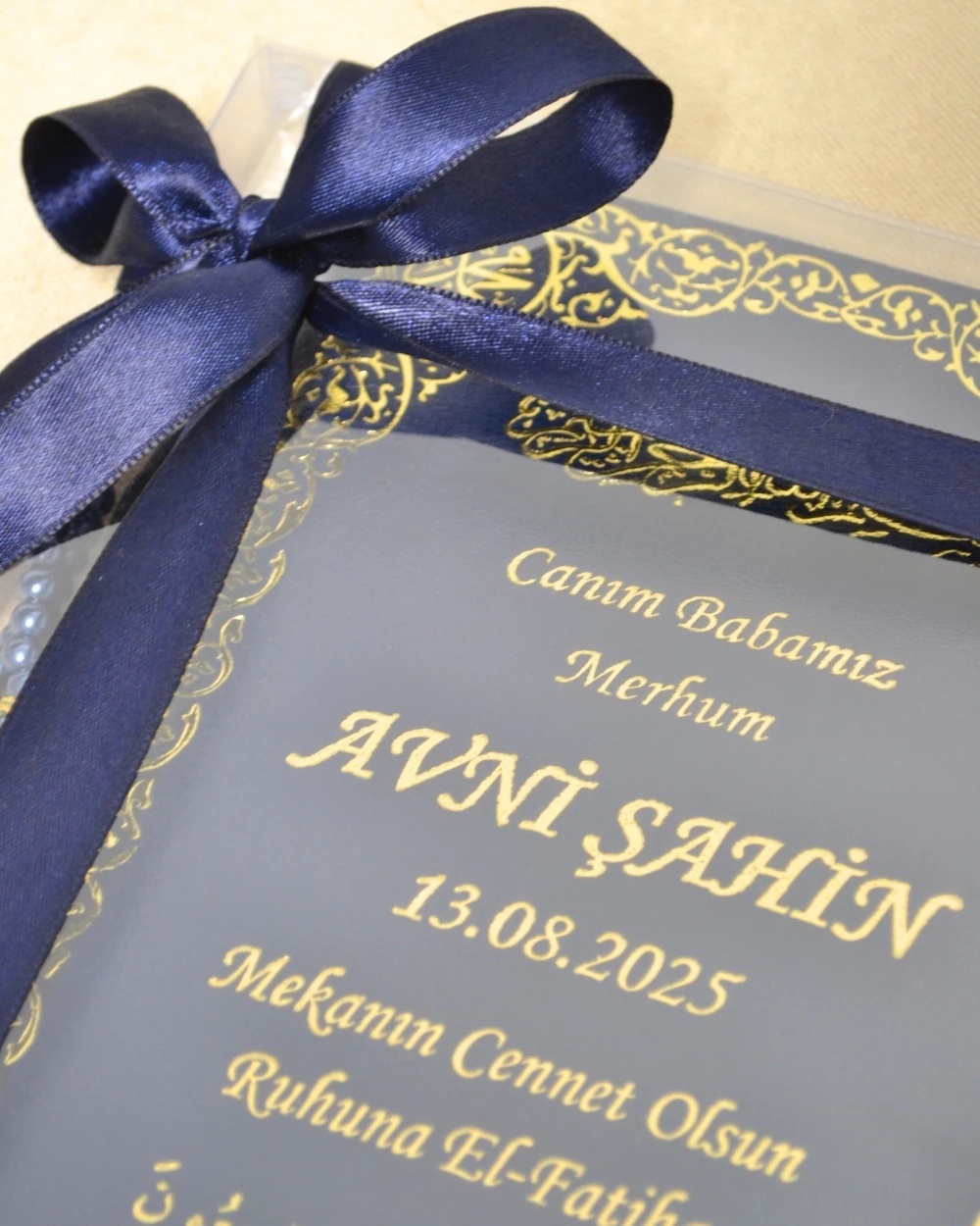 Kişiye Özel İsim Baskılı Ciltli Yasin Kitabı Orta Boy 80 Sayfa- Kutulu Tesbihli Mevlit Hediyesi