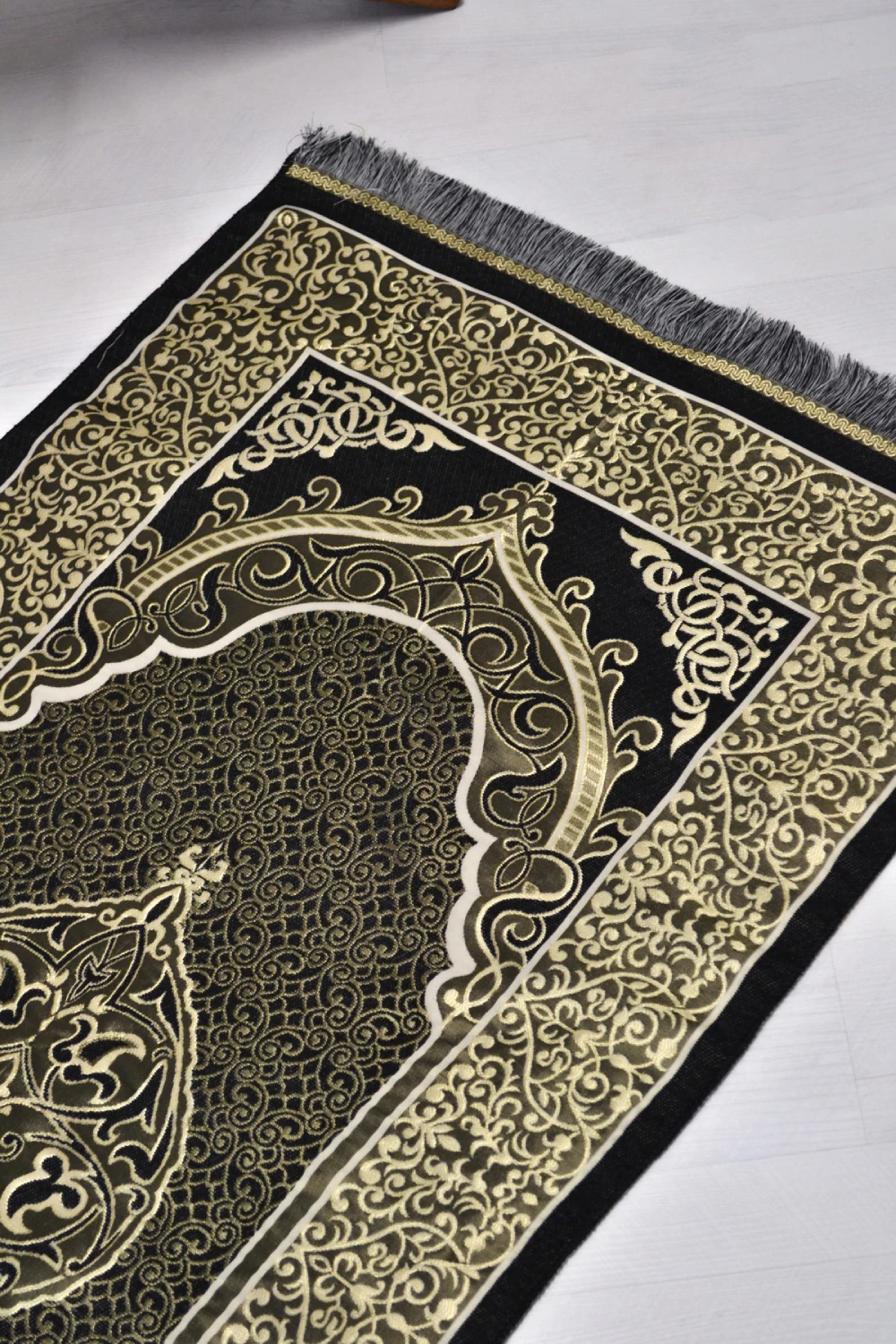 Pamuk Tafta Seccade Siyah