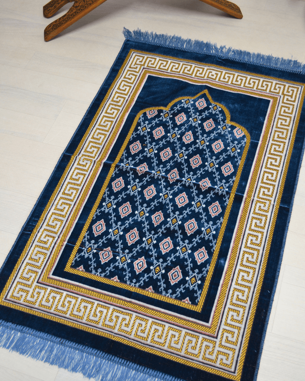 Kadife Seccade Koyu Mavi - 70x110 cm -– Ekonomik;Hafif ve Kullanışlı