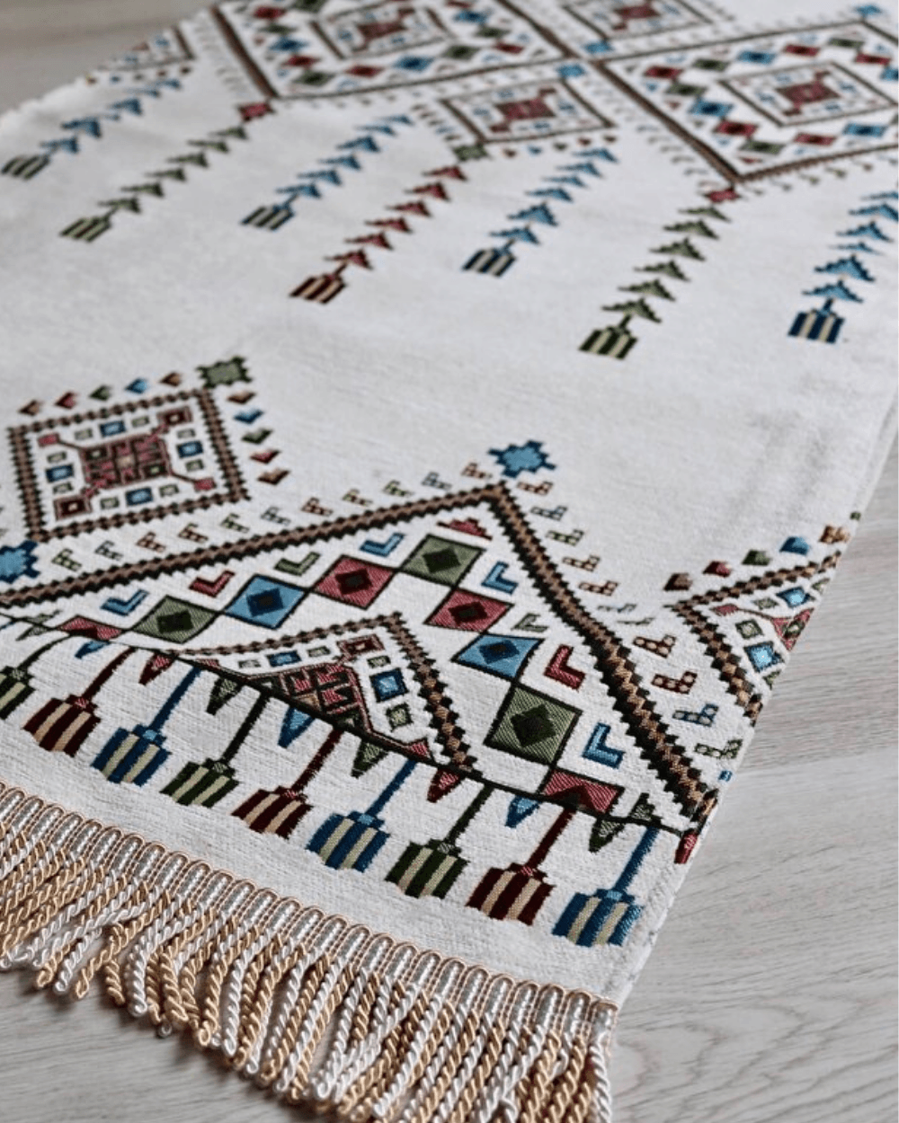 Kilim Desenli Astarlı Hediyelik Çeyizlik Seccade
