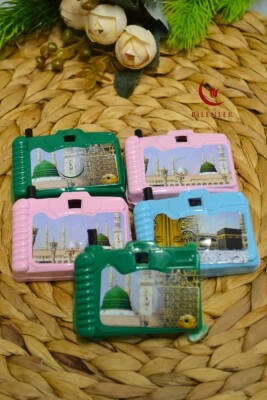 Kâbe ve Umre Fotoğraflı Oyuncak Fotoğraf Makinesi - Çocuklara Hediyelik Nostaljik Oyuncak 5 Adet