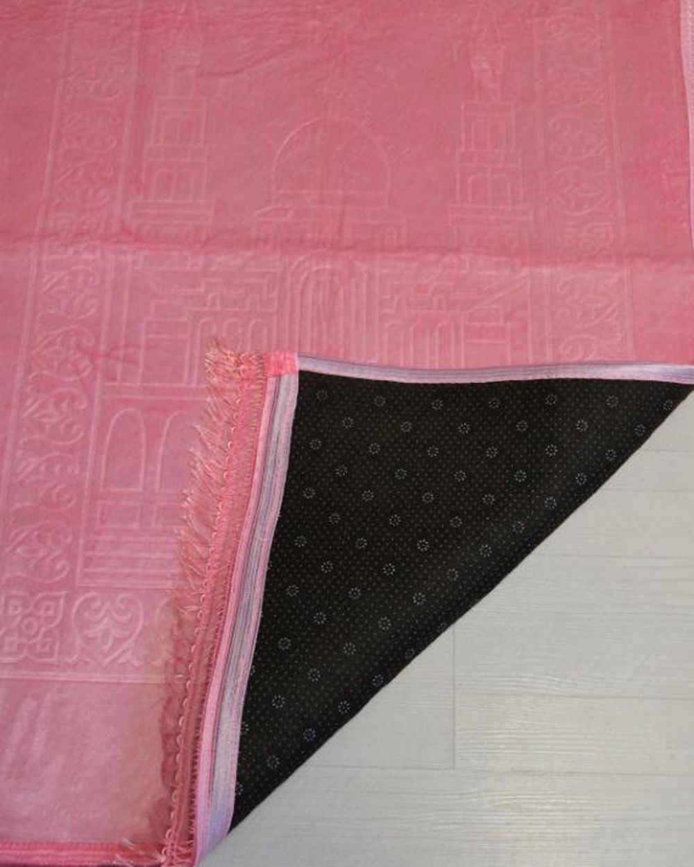 Peluş Seccade Pembe - 80x120 cm - Ekstra Konforlu - Yumuşak ve Geniş Ölçülü