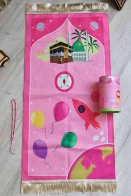 Kızımın Seccade Seti Kumbaralı Pembe