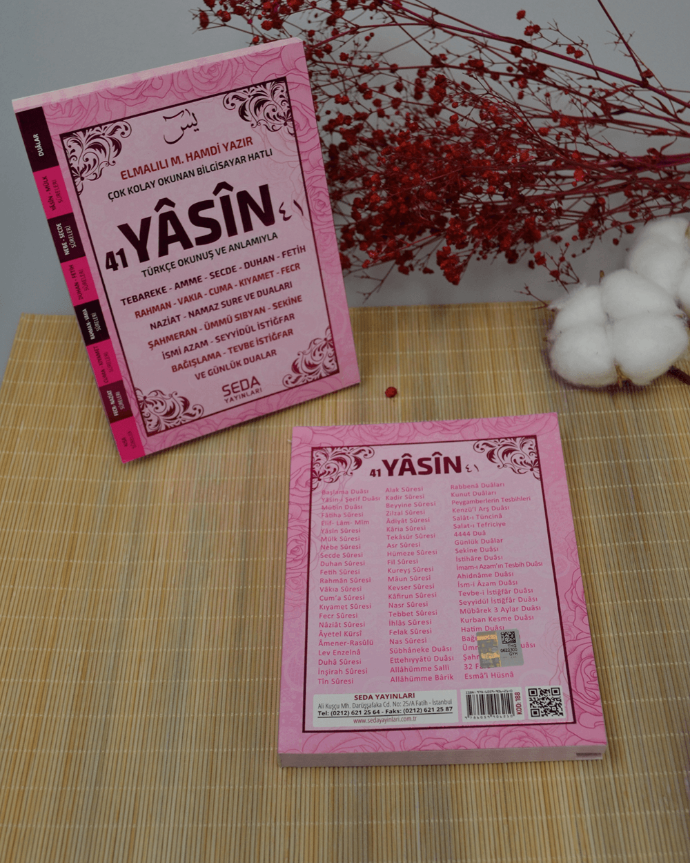 Çok Kolay Okunan Bilgisayar Hatlı 41 Yasin Dua Kitabı Çanta Boy