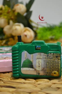 Kâbe ve Umre Fotoğraflı Oyuncak Fotoğraf Makinesi - Çocuklara Hediyelik Nostaljik Oyuncak 5 Adet
