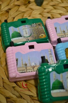 Kâbe ve Umre Fotoğraflı Oyuncak Fotoğraf Makinesi - Çocuklara Hediyelik Nostaljik Oyuncak 5 Adet