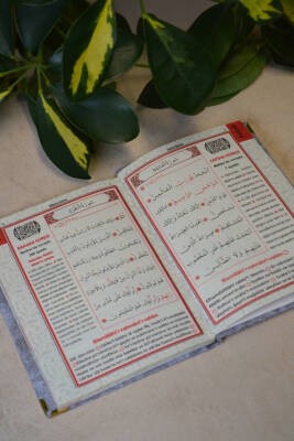 Kadife Kapaklı Allah Lafızlı Ekonomik Yasin Kitabı Gri - 12x17 cm; 128 Sayfa