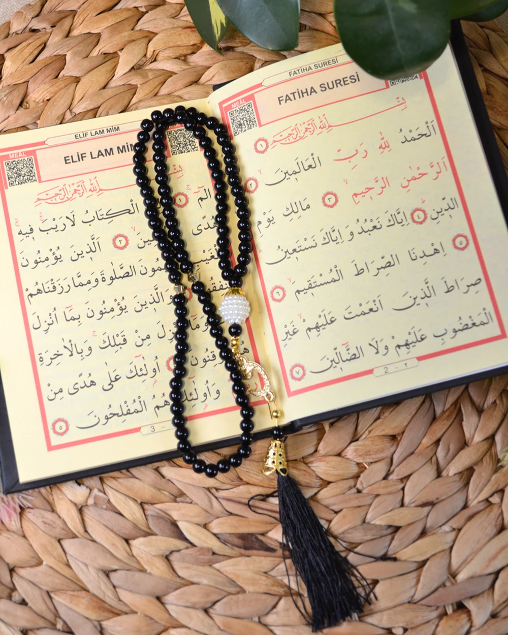Tül Keseli İnci Tesbihli Yasin Kitabı Çanta Boy Termo Deri Kaplı Siyah 10 Adet – Arapça; Türkçe Okunuşlu ve Mealli – 128 Sayfa | Hac Umre ve Mevlit Hediyeliği