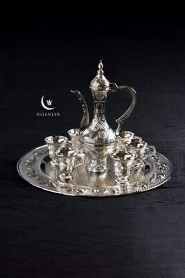 Hediyelik/ Sunumluk Gümüş Zemzem Takımı - 8 Parça