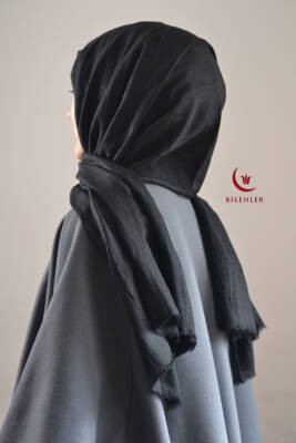 Bambu Kraş Şal Siyah