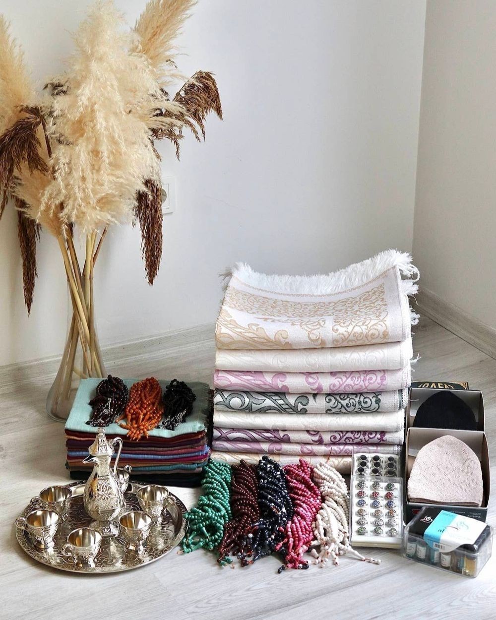 Hac ve Umre Hediyelik Ekonomik Seccade Set 50 Kişilik