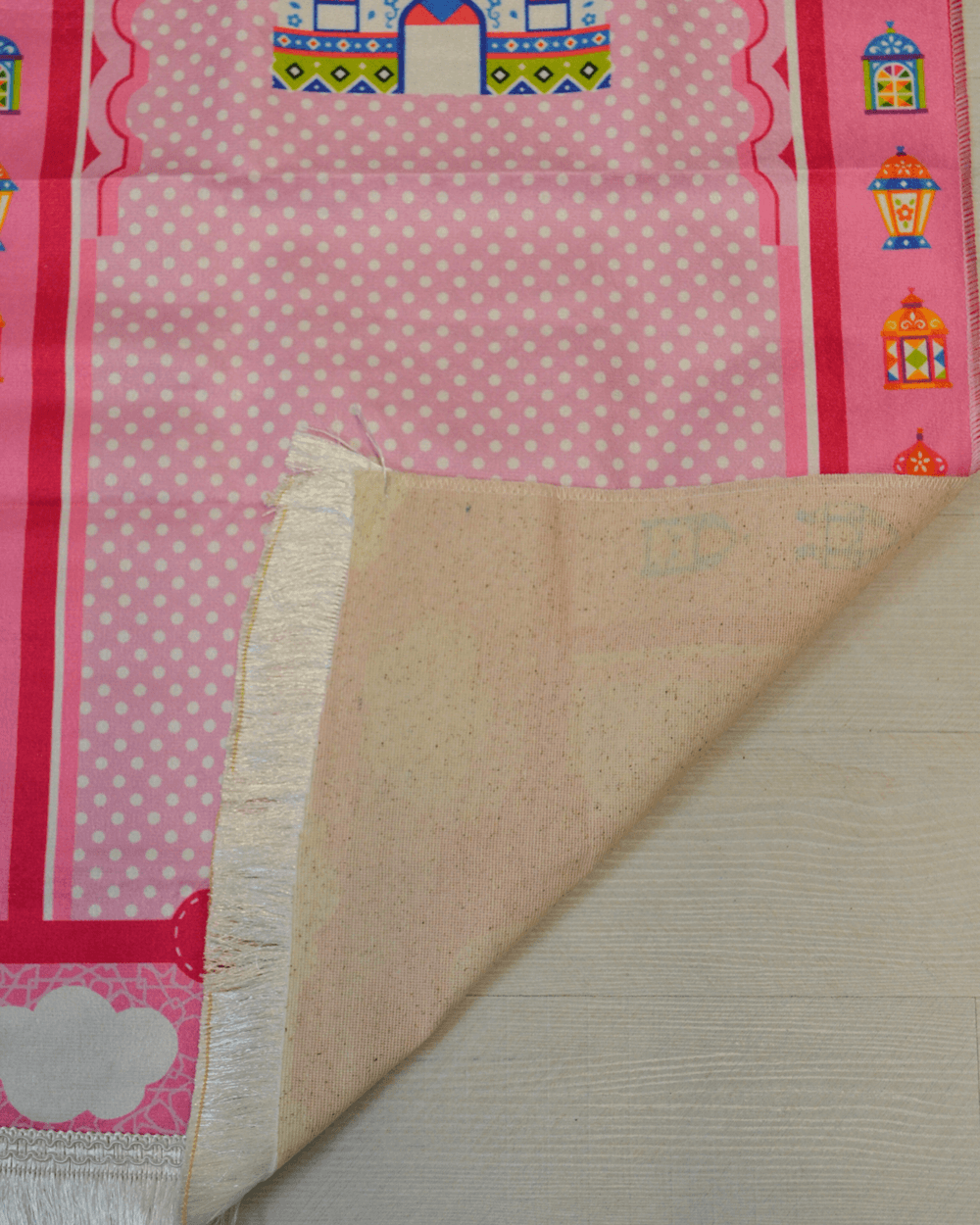 Kızımın Seccadesi – Çantalı Kız Çocuk Seccadesi(Pembe)