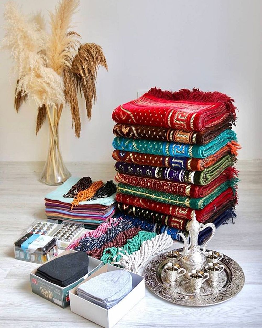 Hac ve Umre Hediyelik Seti 20 Kişilik Kadife Model-2