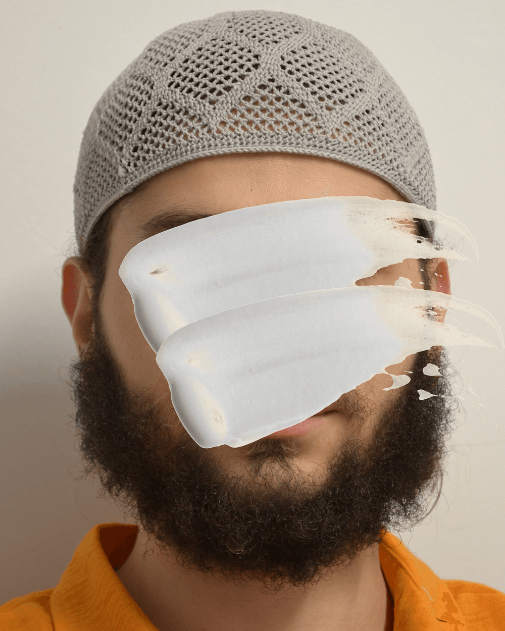 Erkek Örme Takke Gri | Hac ve Umre İçin İdeal Nefes Alabilir Standart Beden Takke